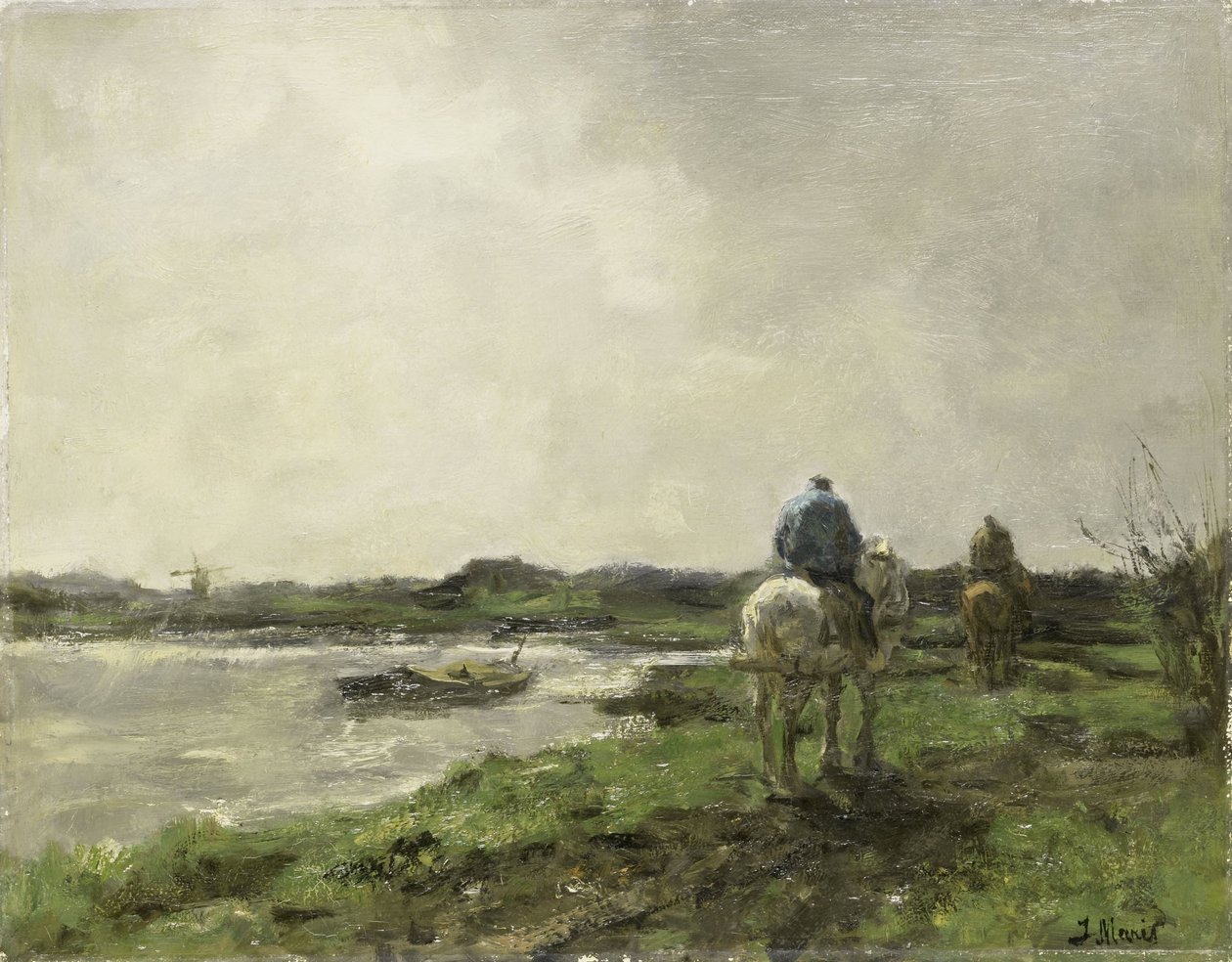 Chemin de halage - Jacob Maris