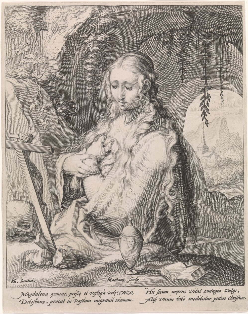 Marie Madeleine pénitente - Jacob Matham