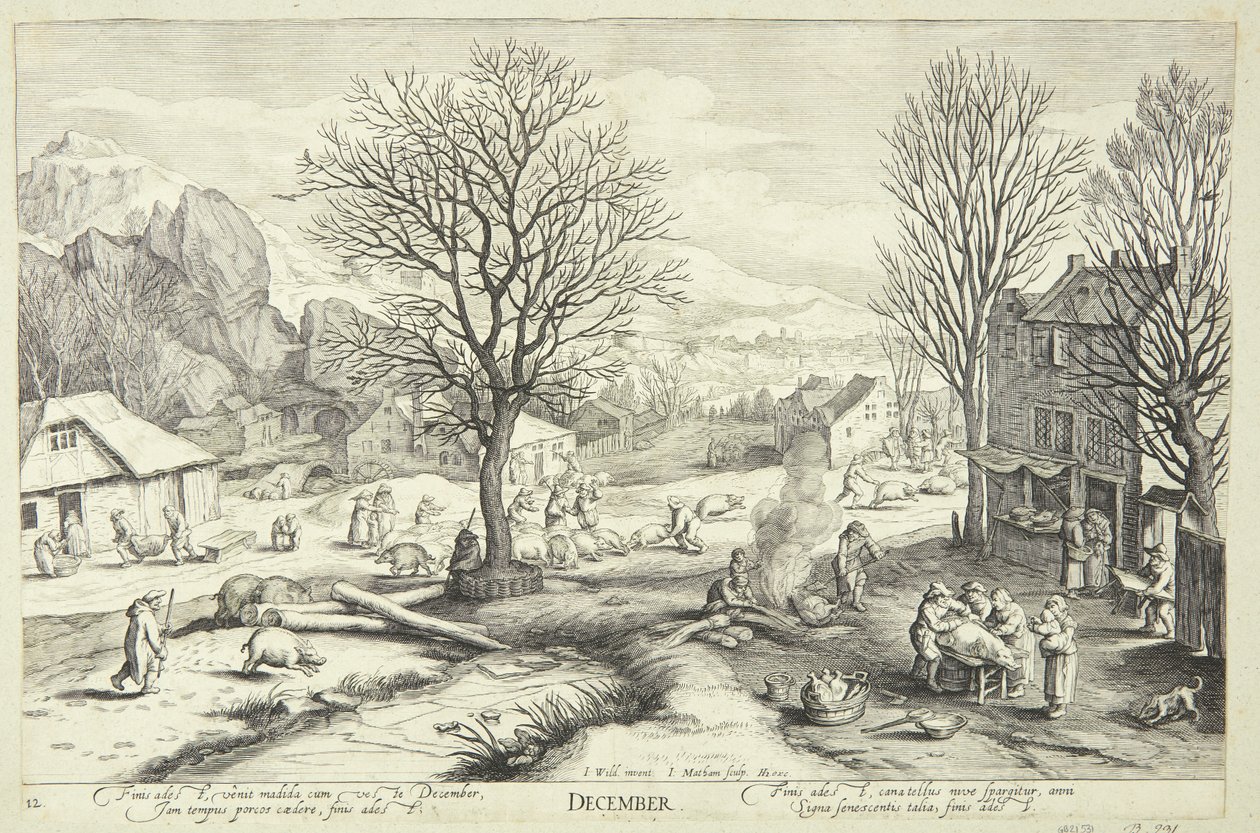Décembre - Jacob Matham