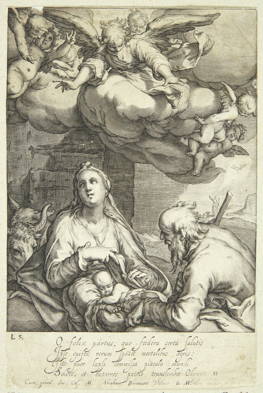 La naissance de Jésus - Jacob Matham