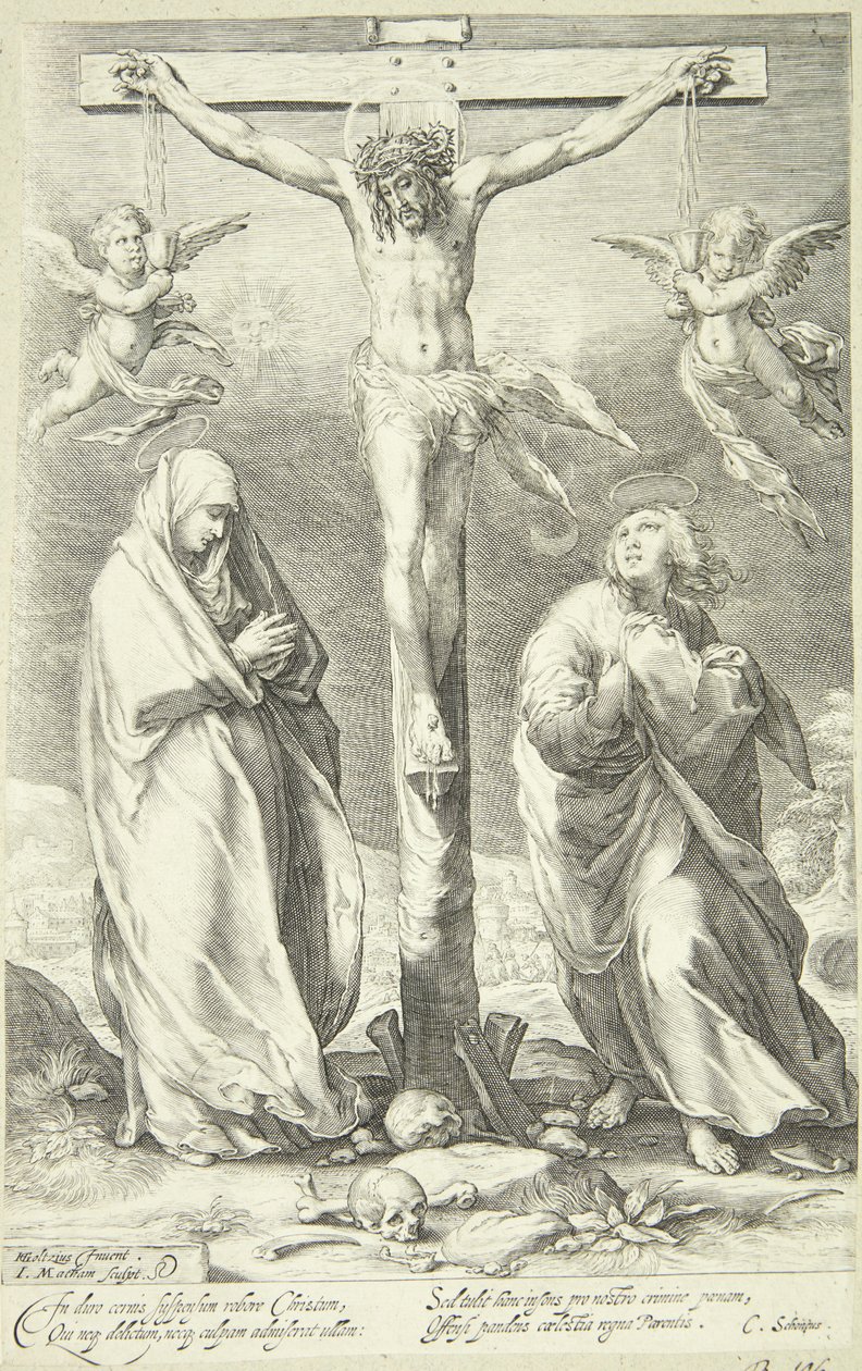 Christ sur la croix - Jacob Matham