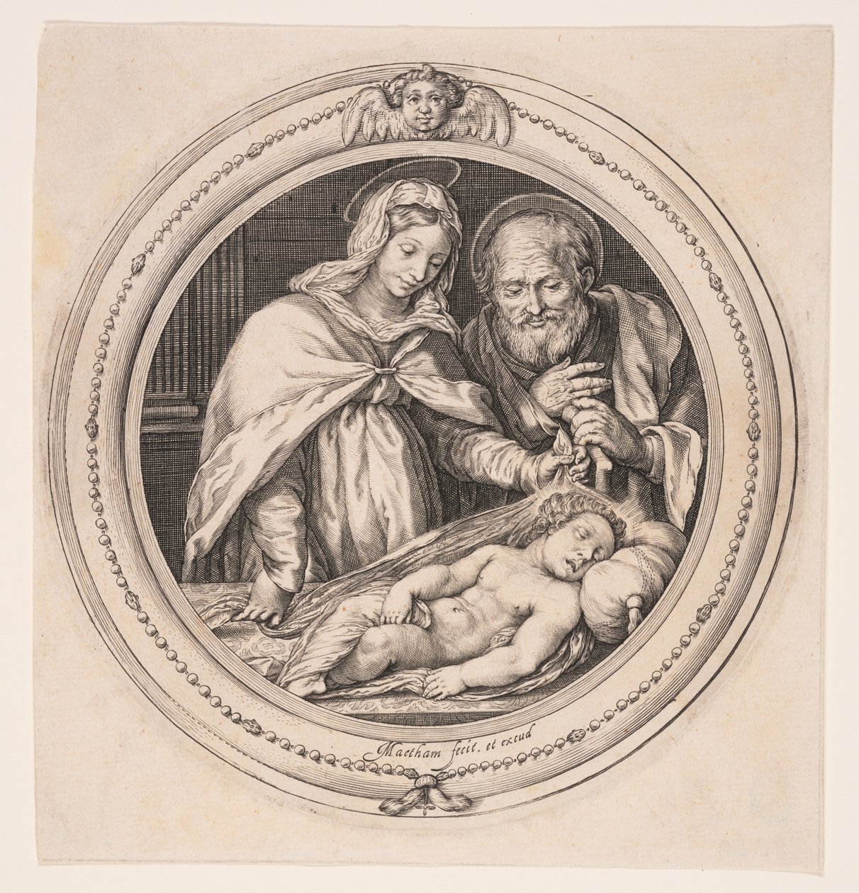 La Sainte Famille - Jacob Matham
