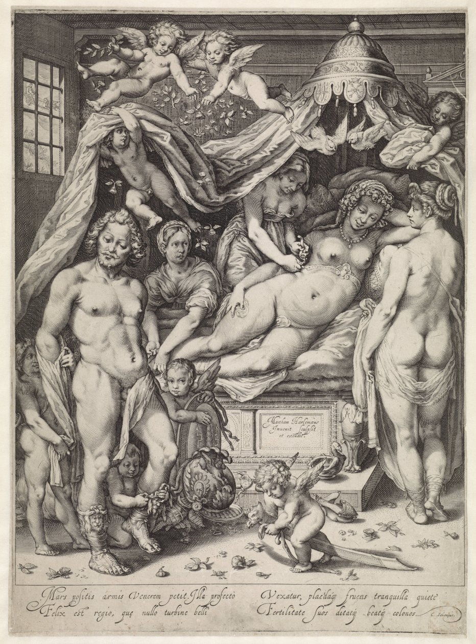 Vénus et Mars - Jacob Matham