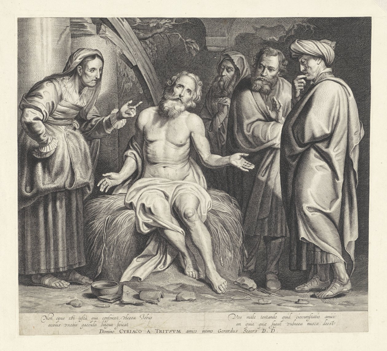 Job sur le tas de fumier - Jacob Neefs (possibly)