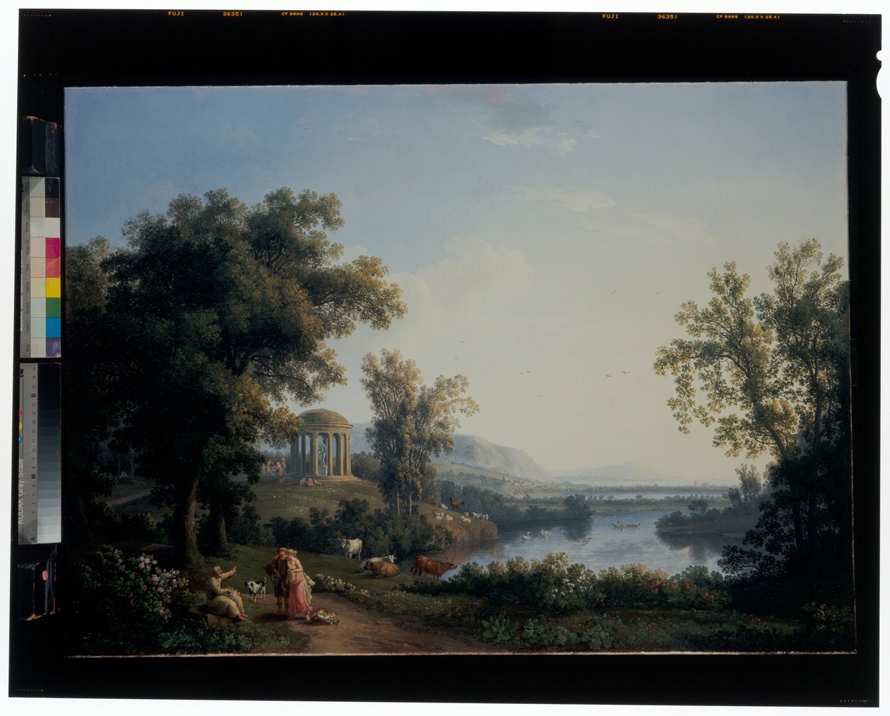 Paysage fluvial classique - Jacob Philippe Hackert