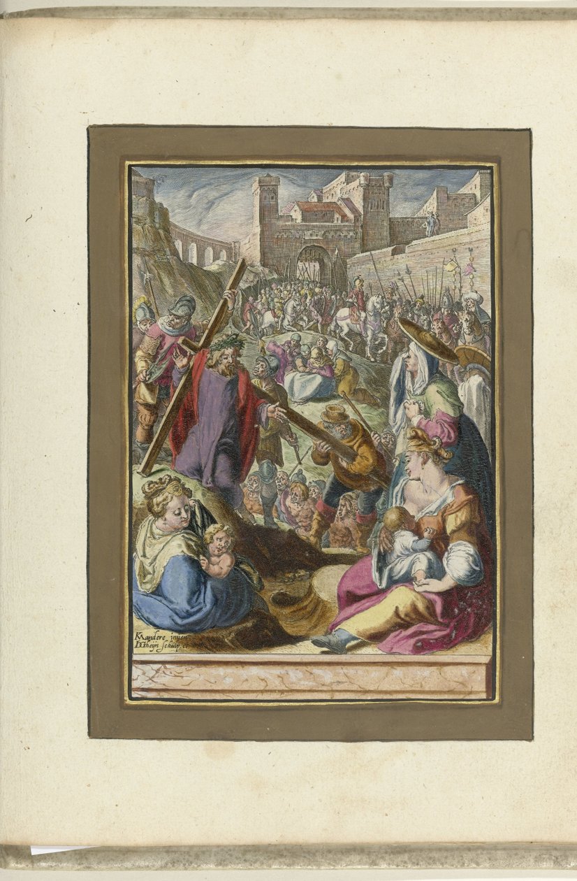 Portement de croix (Passie van Christus) - Jacob de Gheyn (II)
