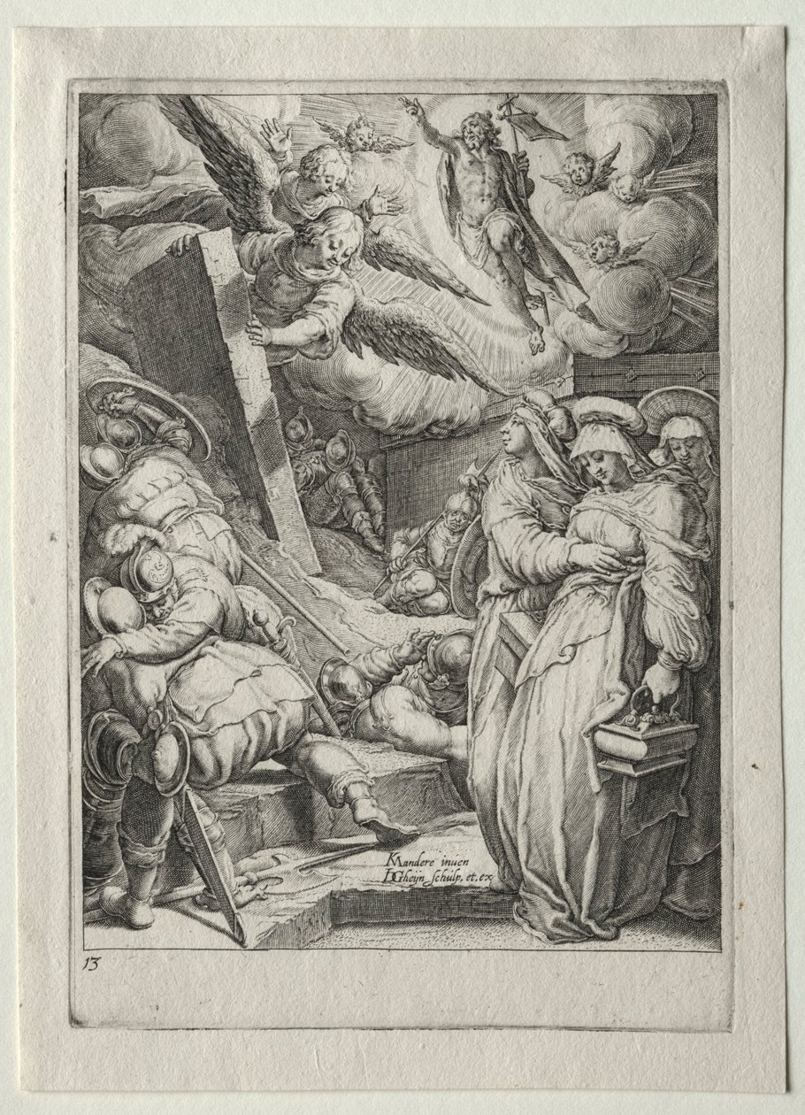 Jeu de la Passion :  La Résurrection - Jacob de Gheyn II