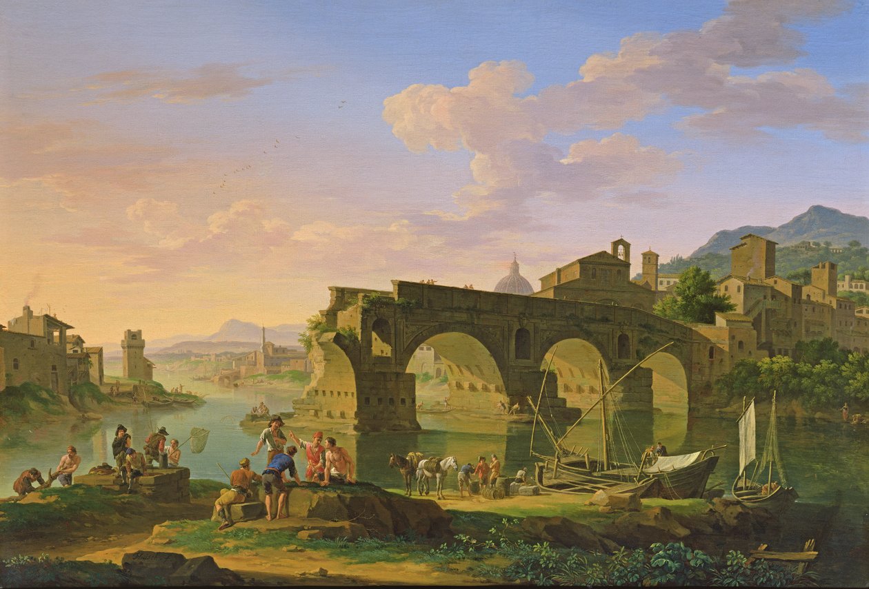 Le Ponte Rotto à Rome - Jacob de Heusch