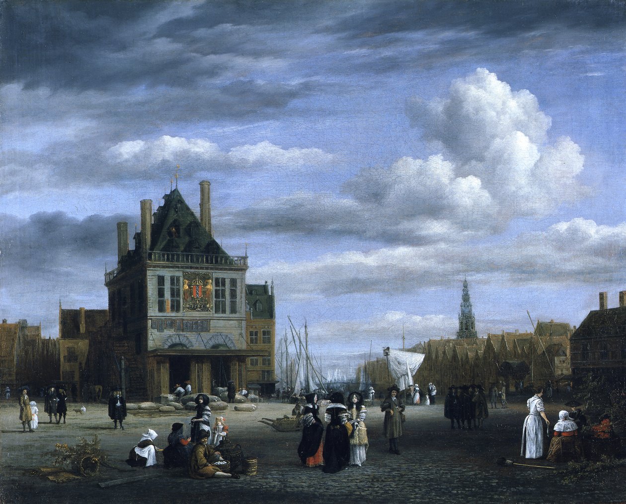 Place du Dam à Amsterdam - Jacob van Ruisdael