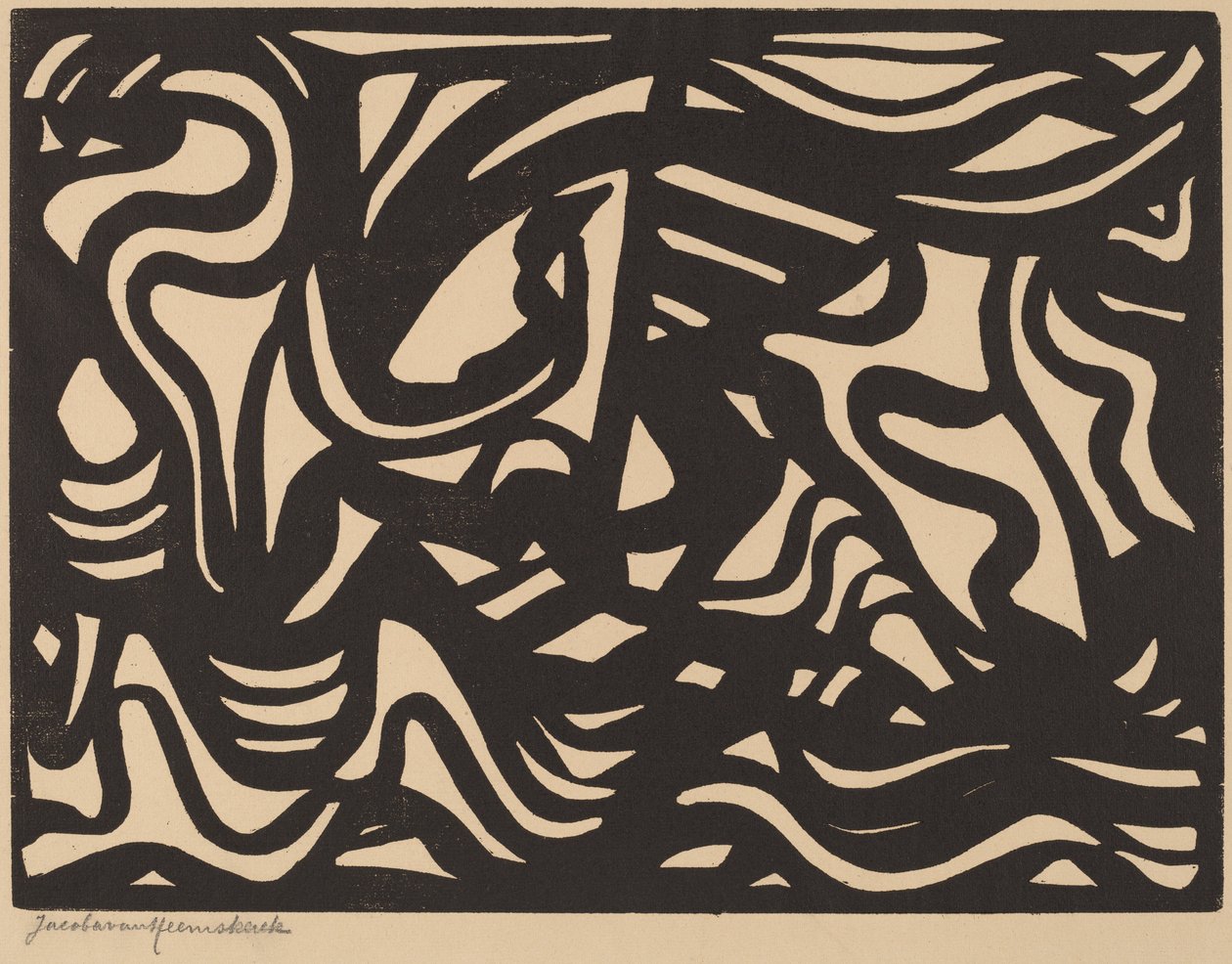 Composition, 1921 - Jacoba van Heemskerck van Beest