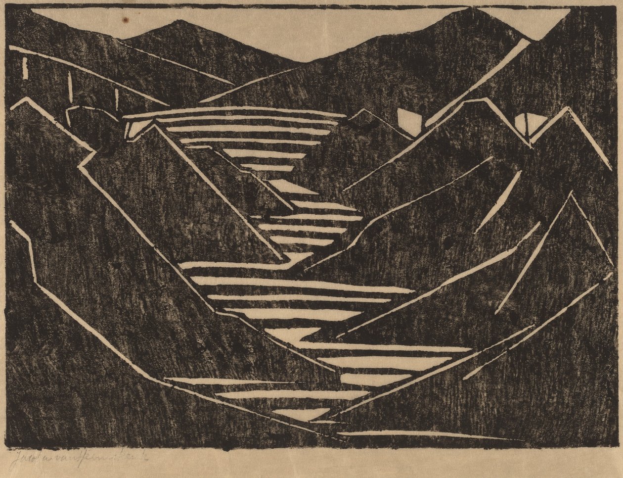 Fjord, 1916 - Jacoba van Heemskerck van Beest