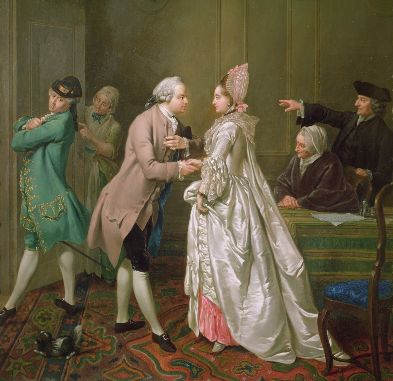 Les fiançailles, 1774 - Jacobus Buys
