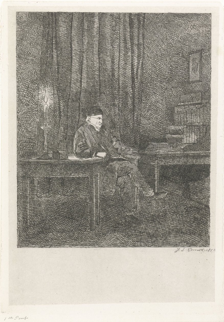 Portrait de David Pièrre Giottino Humbert de Superville - Jacobus Ludovicus Cornet