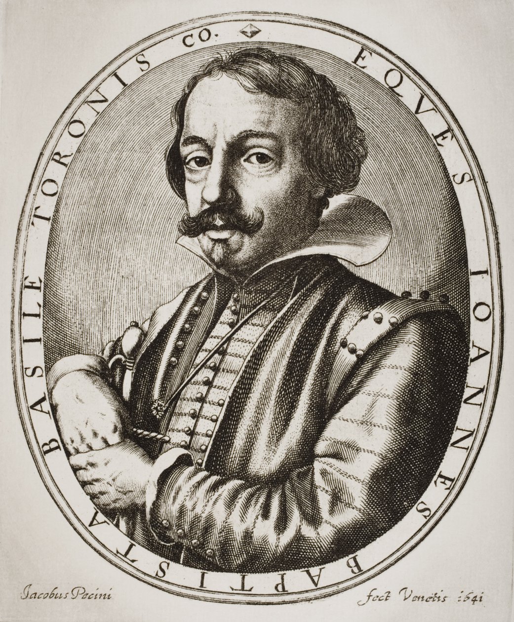 Giambattista Basile, gravé par Nicolaus Perrey - Jacobus Pecini
