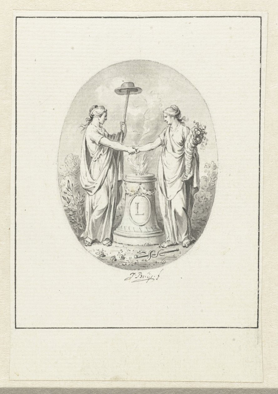 Représentation allégorique de la Liberté - Jacobus Buys