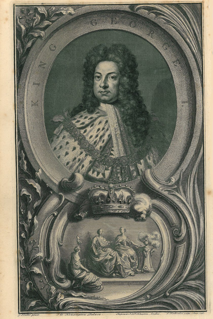 Roi George I - Jacobus Houbraken