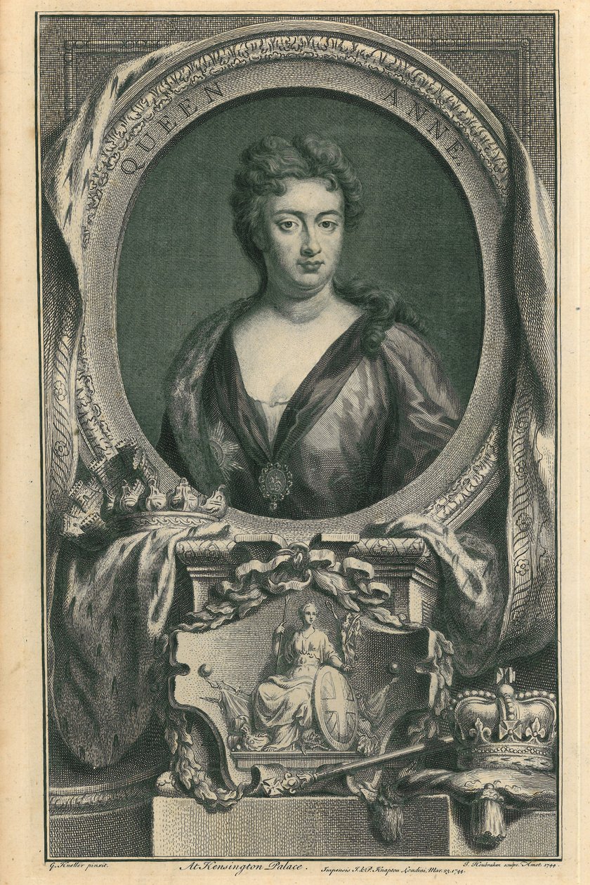 Reine Anne - Jacobus Houbraken