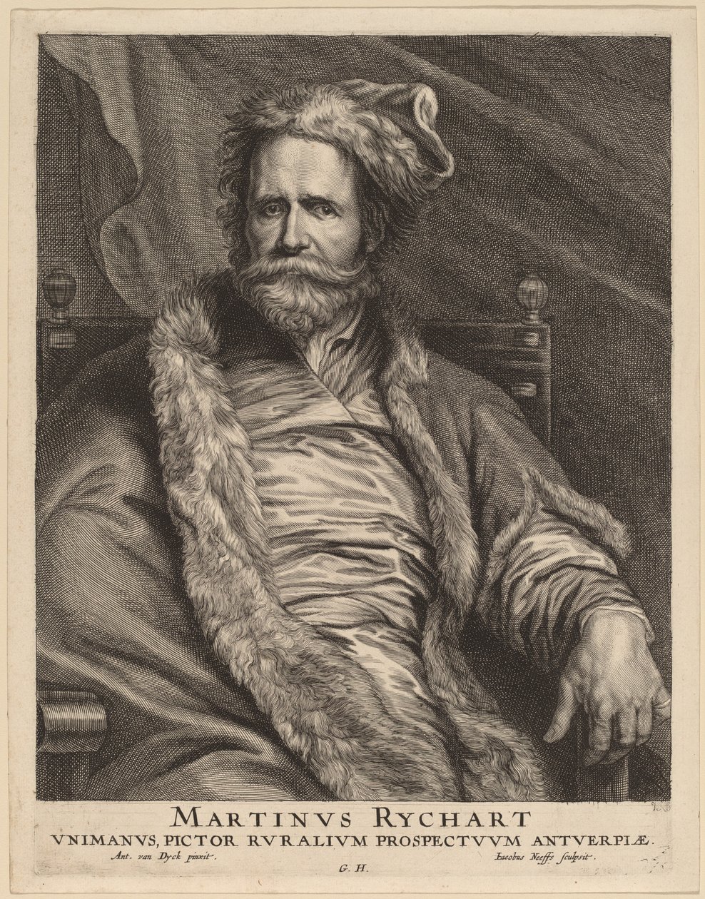 Martin Rijckaert - Jacobus Neeffs, after Sir Anthony van Dyck
