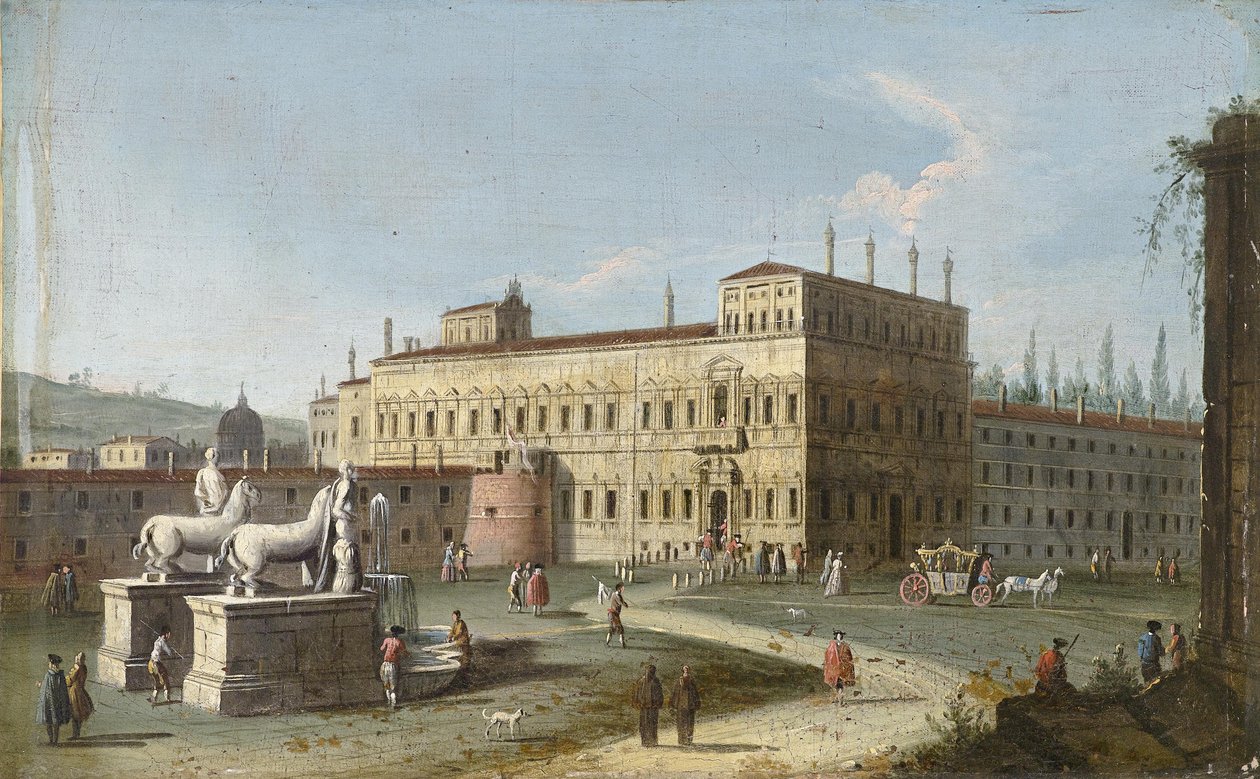 Vue du Quirinal à Rome - Jacopo Fabris
