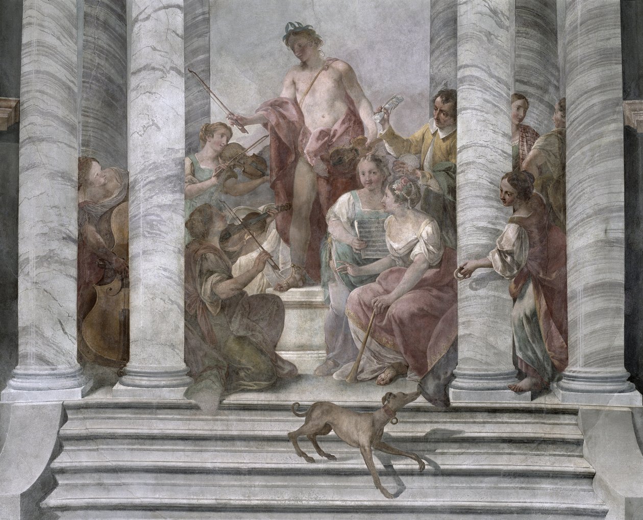 Salle de musique (détail) - Jacopo Guarana