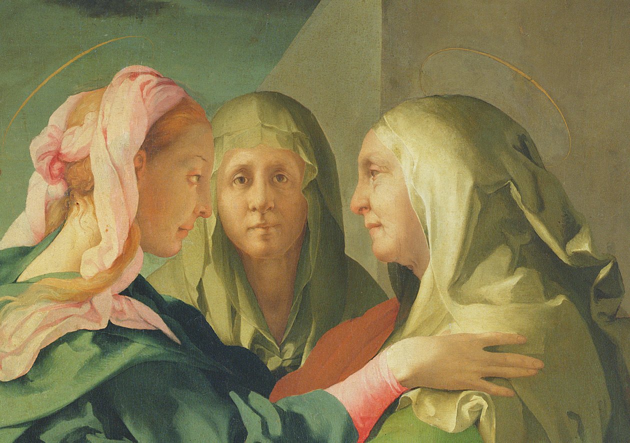 La Visitation (détail) - Jacopo Pontormo