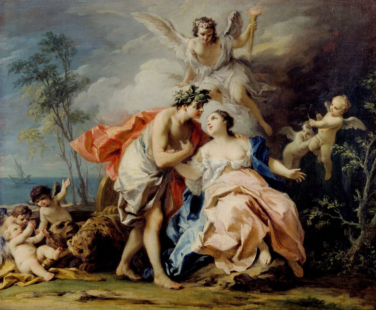 Bacchus et Ariane - Jacopo Amigoni