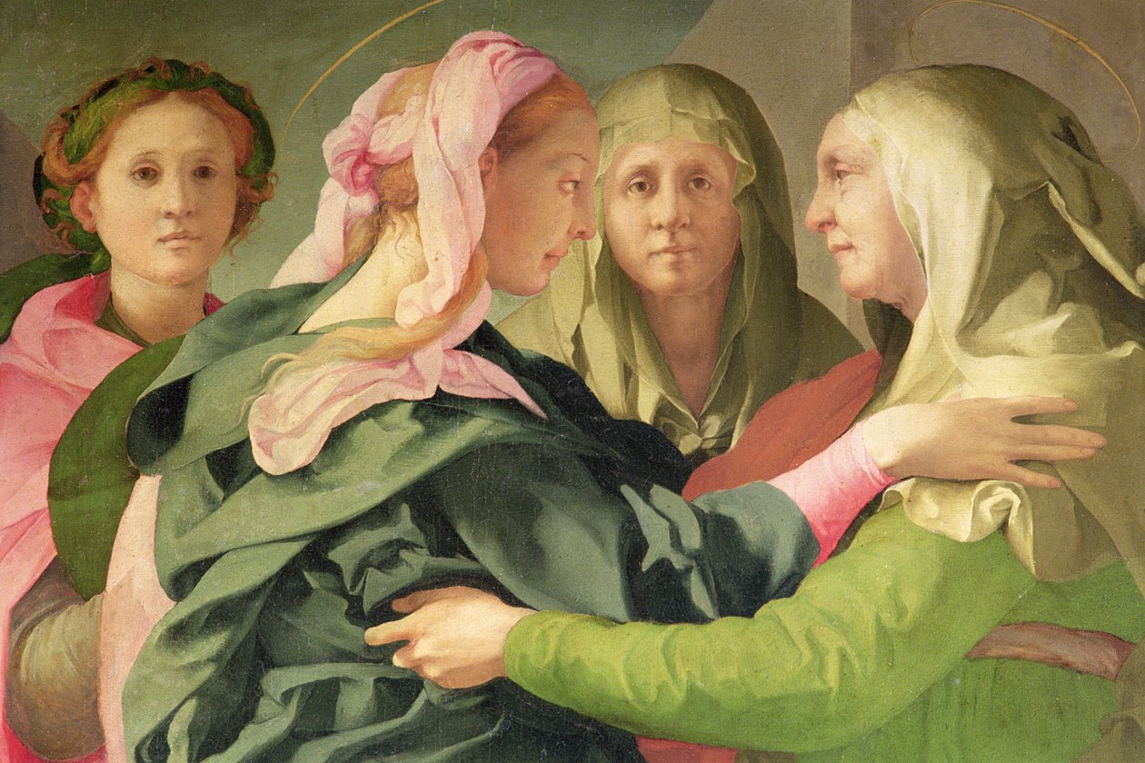 La Visitation (détail) - Jacopo Pontormo