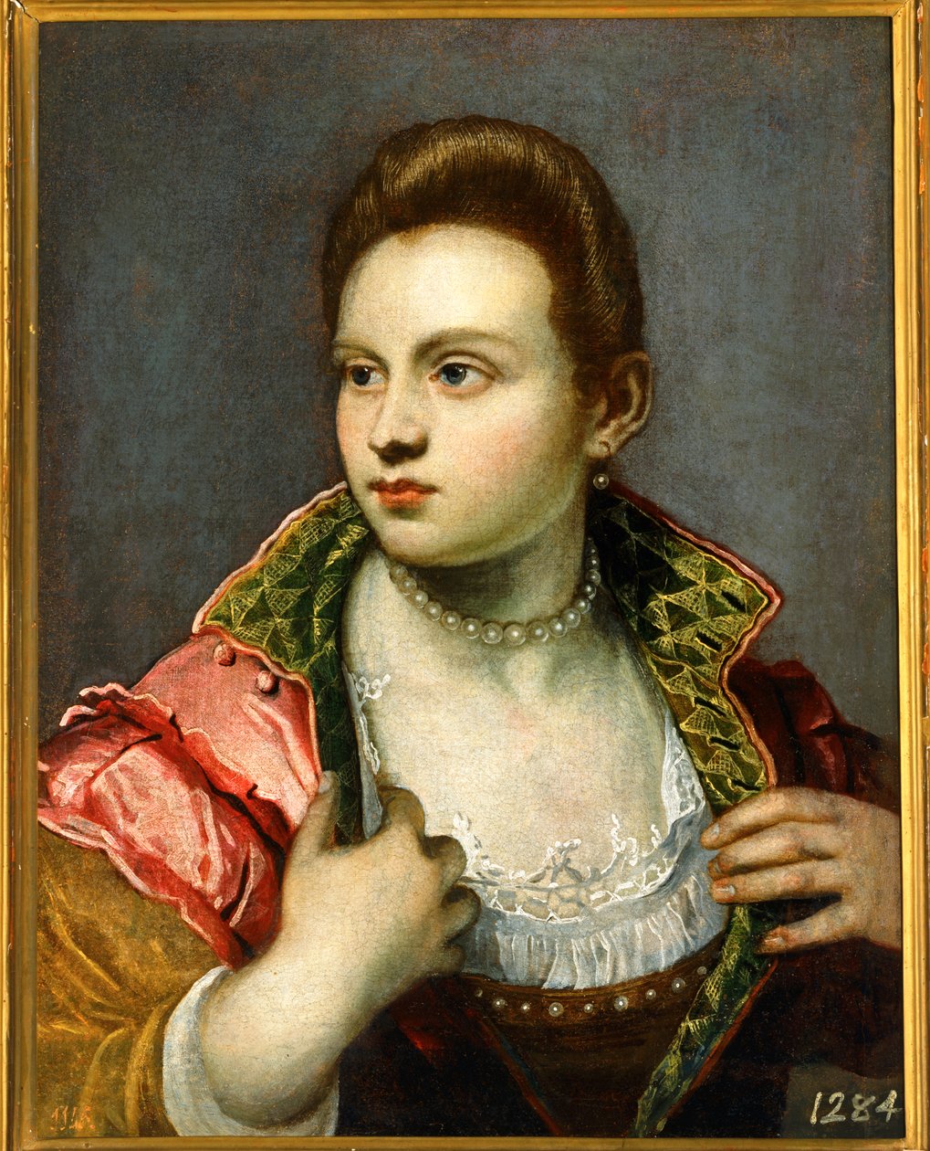 Portrait de femme, prolongé ... - Jacopo Robusti Tintoretto