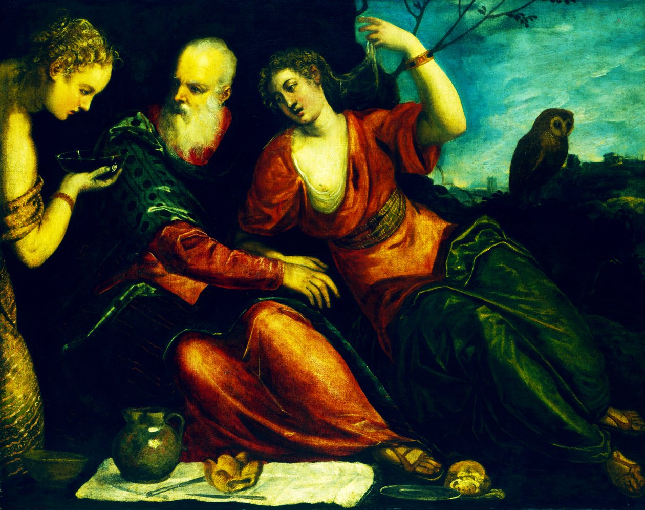 Loth et ses filles - Jacopo Robusti Tintoretto
