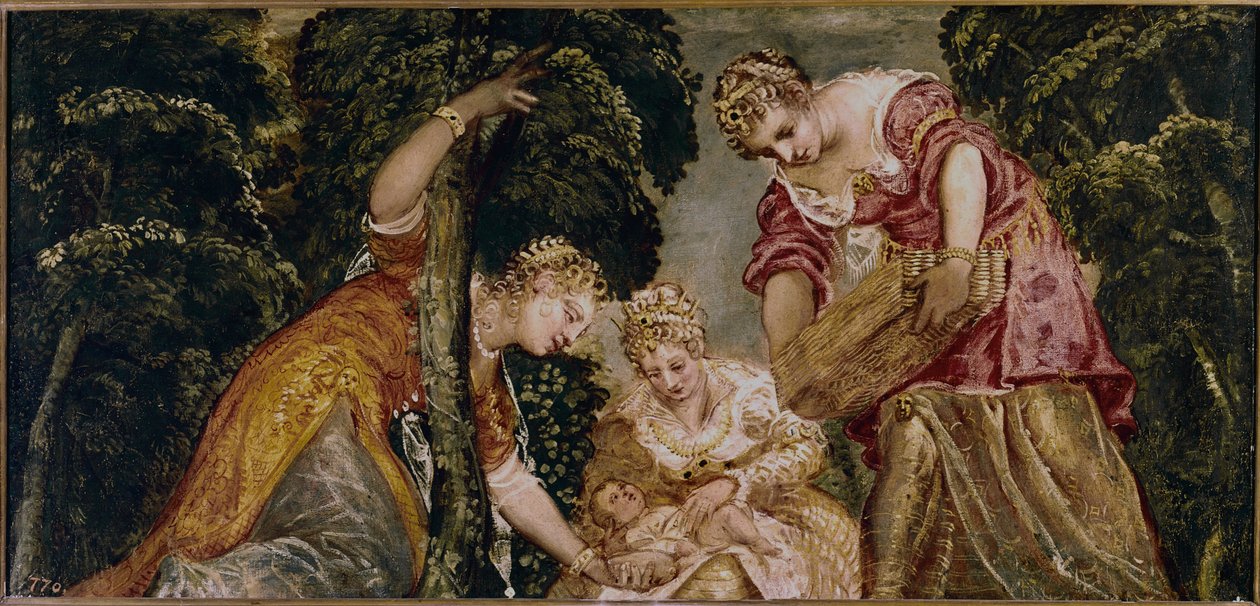Moïse sauvé des eaux - Jacopo Robusti Tintoretto