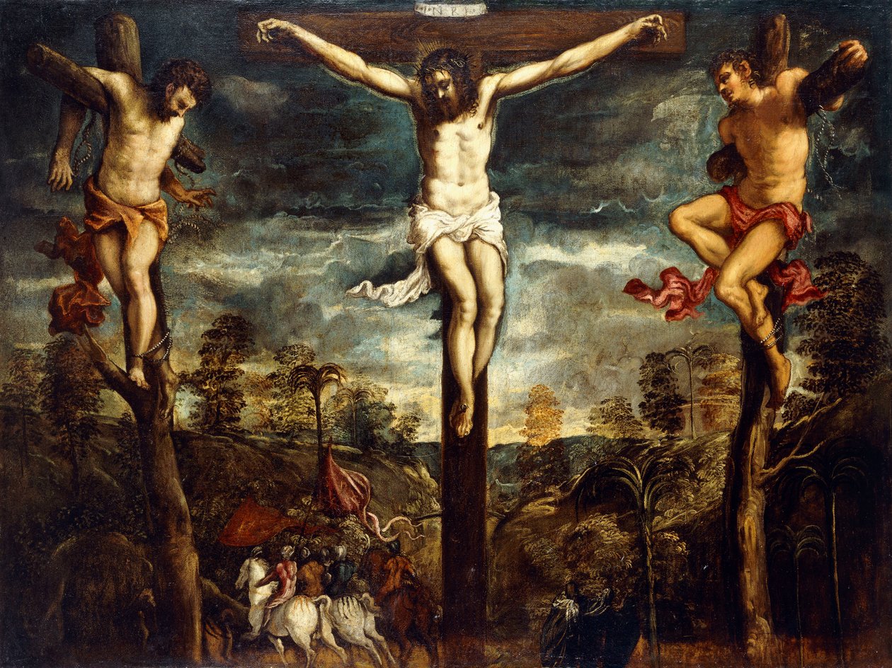 La Crucifixion, 1554-55 - Jacopo Robusti Tintoretto