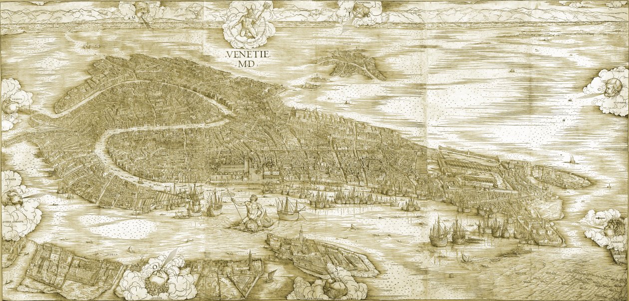Vue de Venise - Jacopo de Barbari