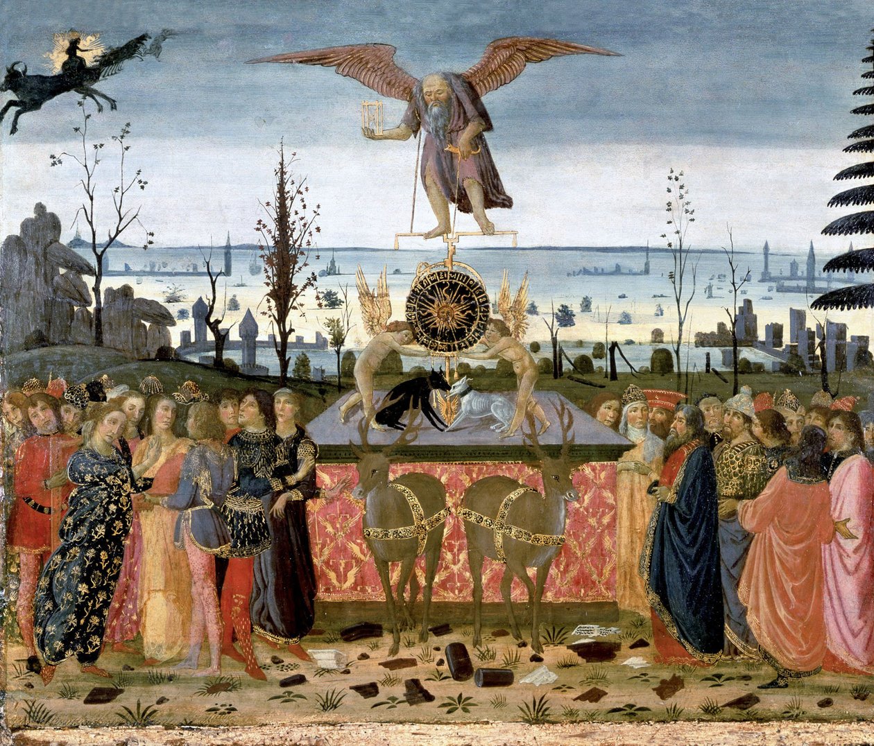 Le triomphe du temps - Jacopo del Sellaio