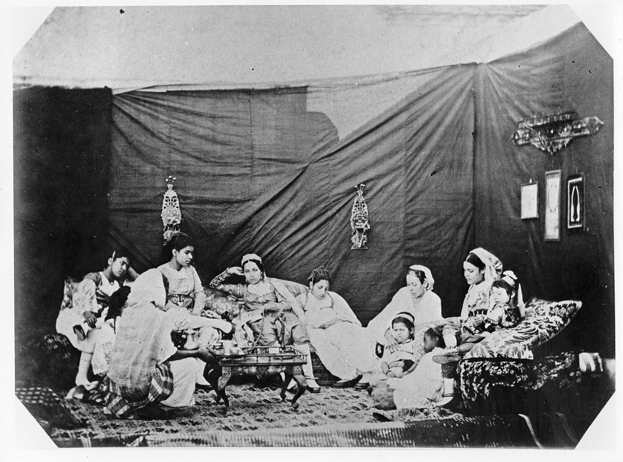 Femmes à Alger, c.1860 - Jacques Antoine Moulin