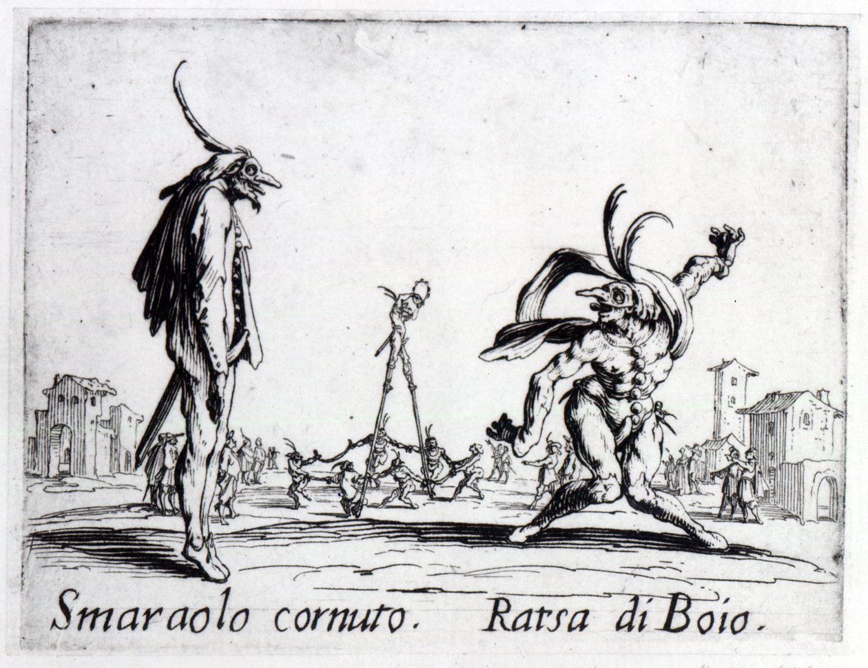 Balli de Sfessania, vers 1622 - Jacques Callot
