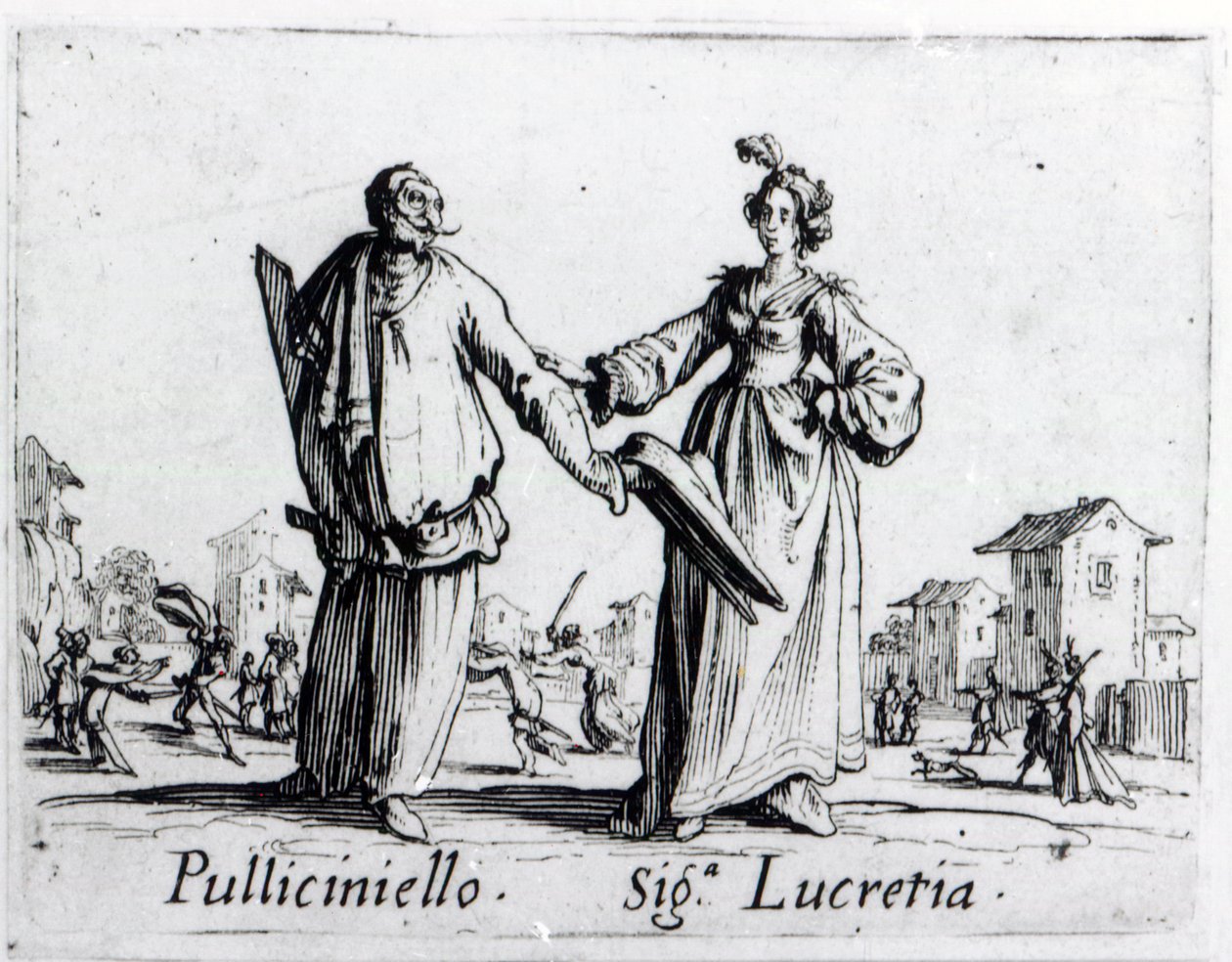 Balli de Sfessania, vers 1622 - Jacques Callot