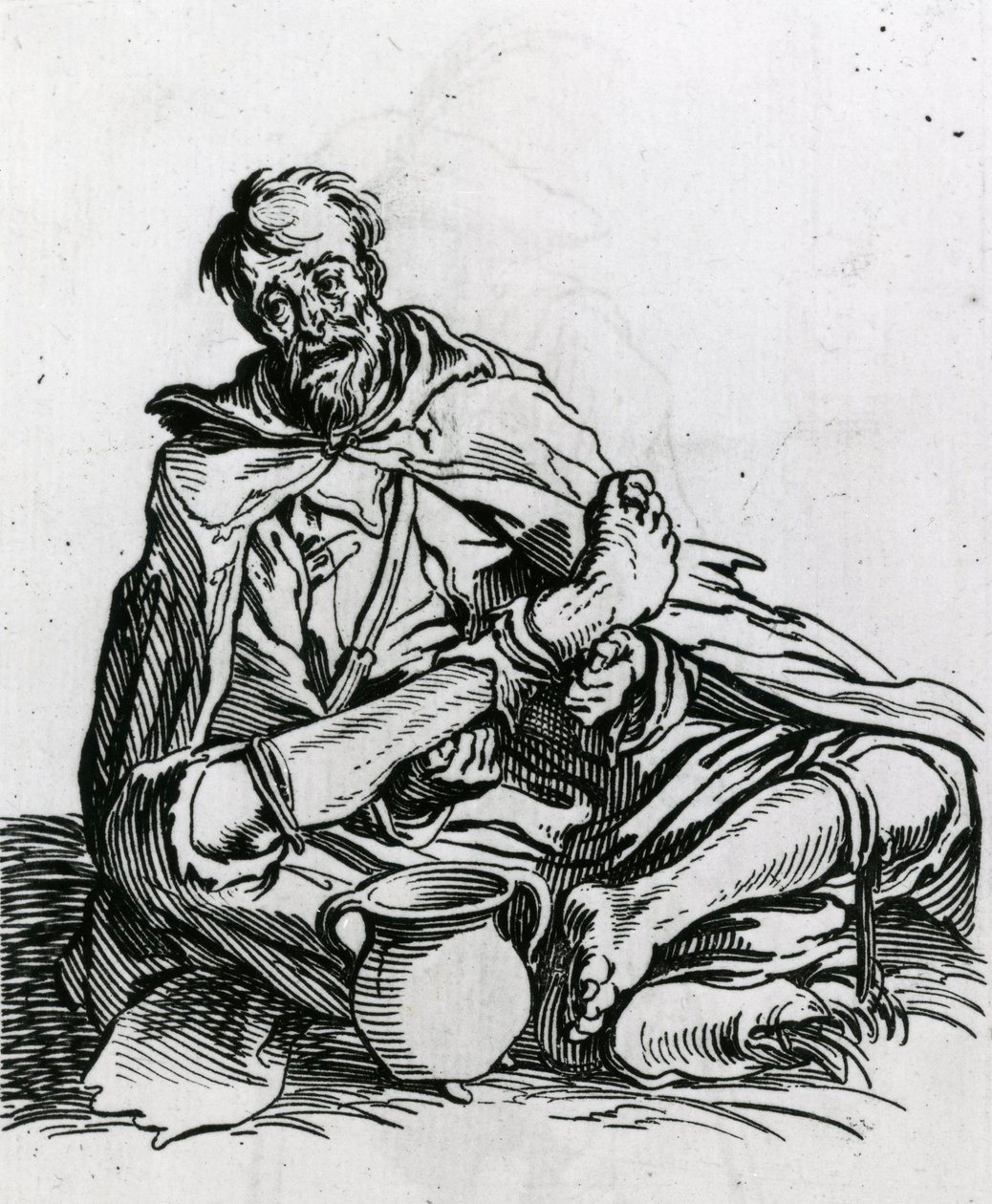 Mendiant assis - Jacques Callot