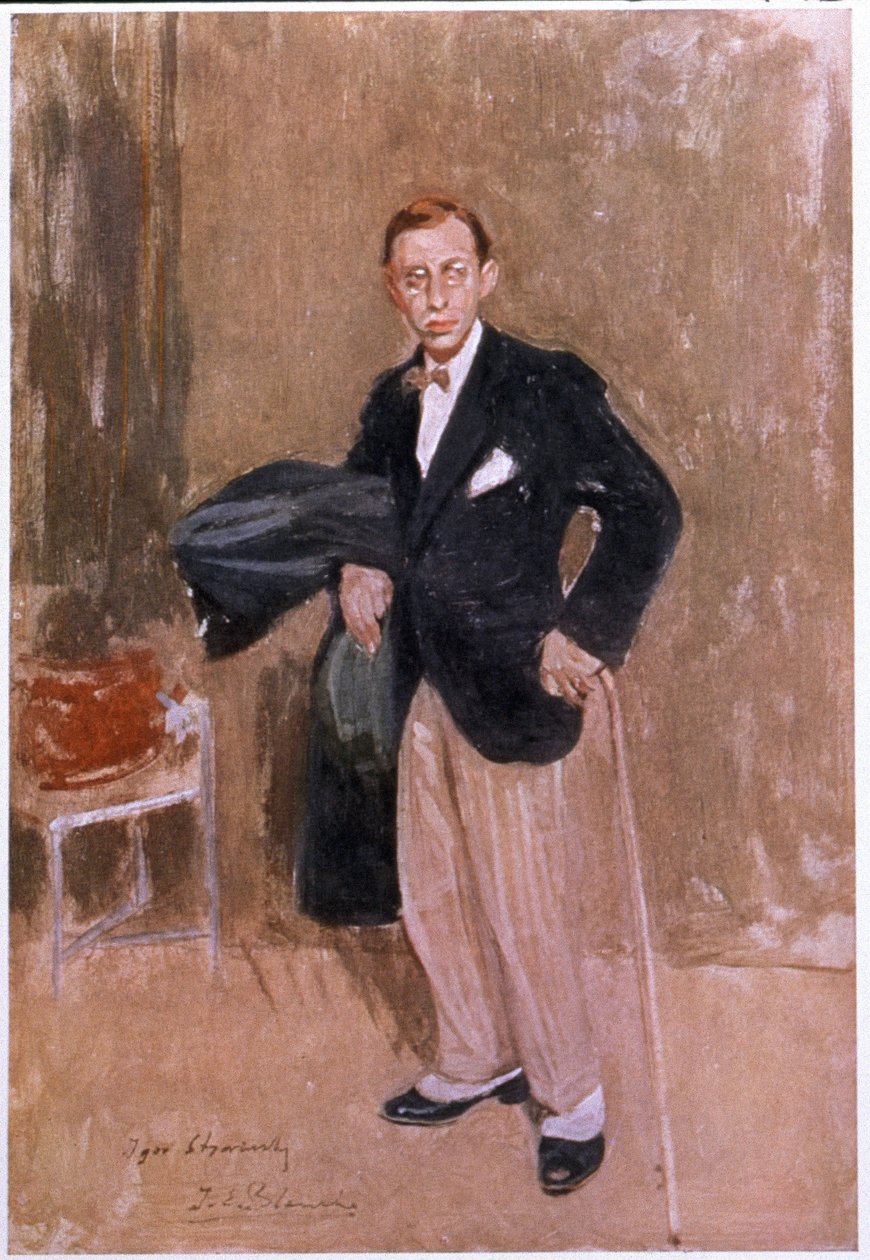 Igor Stravinsky, vers 1916 - Jacques Emile Blanche