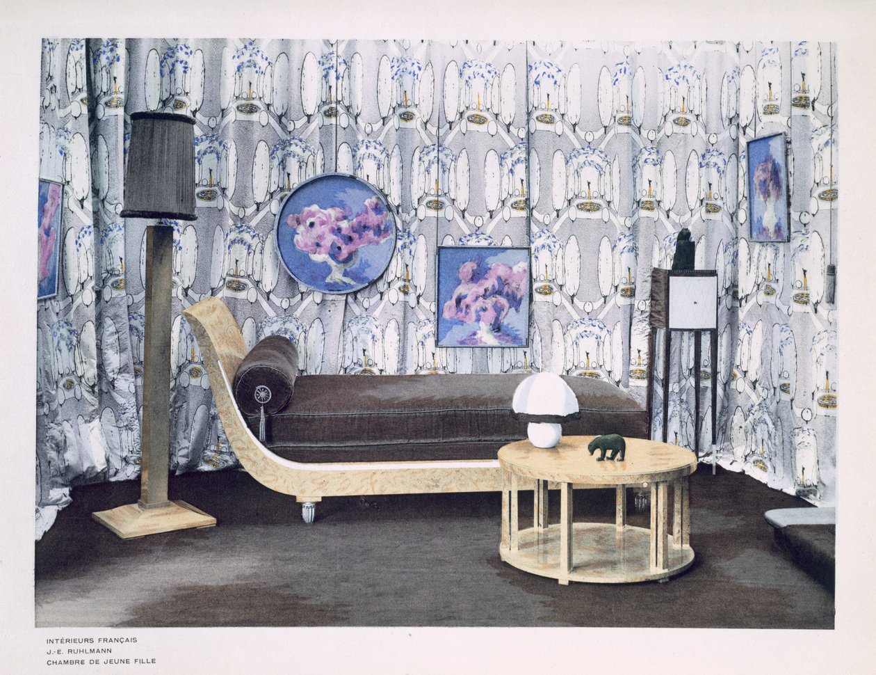 Chambre de jeune fille, 1925 - Jacques Emile Ruhlmann