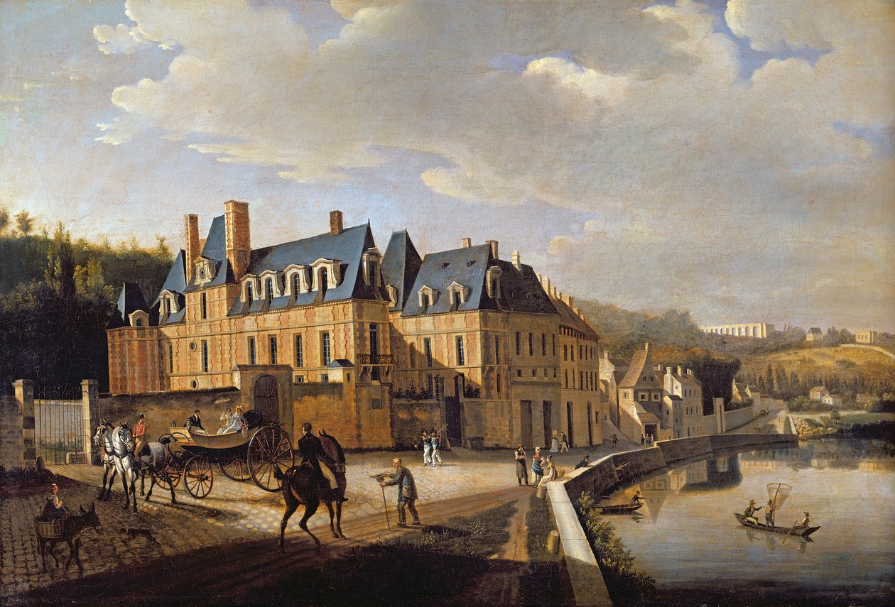 Château de la Chaussée près de Bougival - Jacques Francois Joseph Swebach