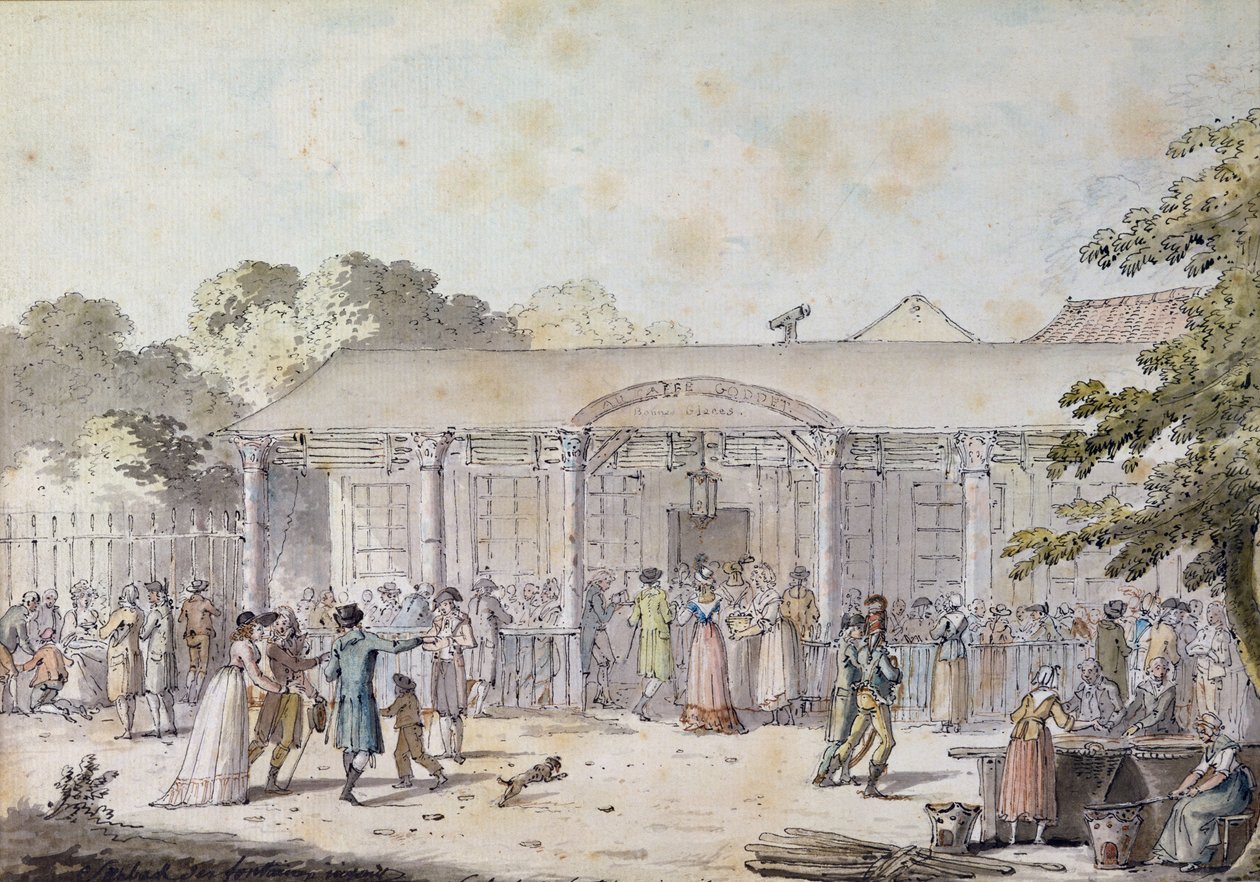 Le Café Goddet, Boulevard du Temple, à l