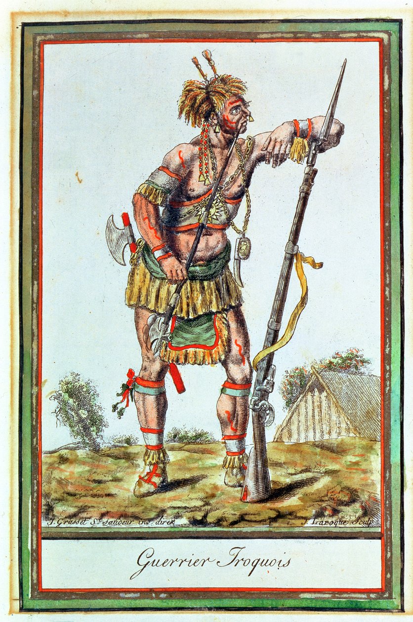 Guerrier iroquois, de 