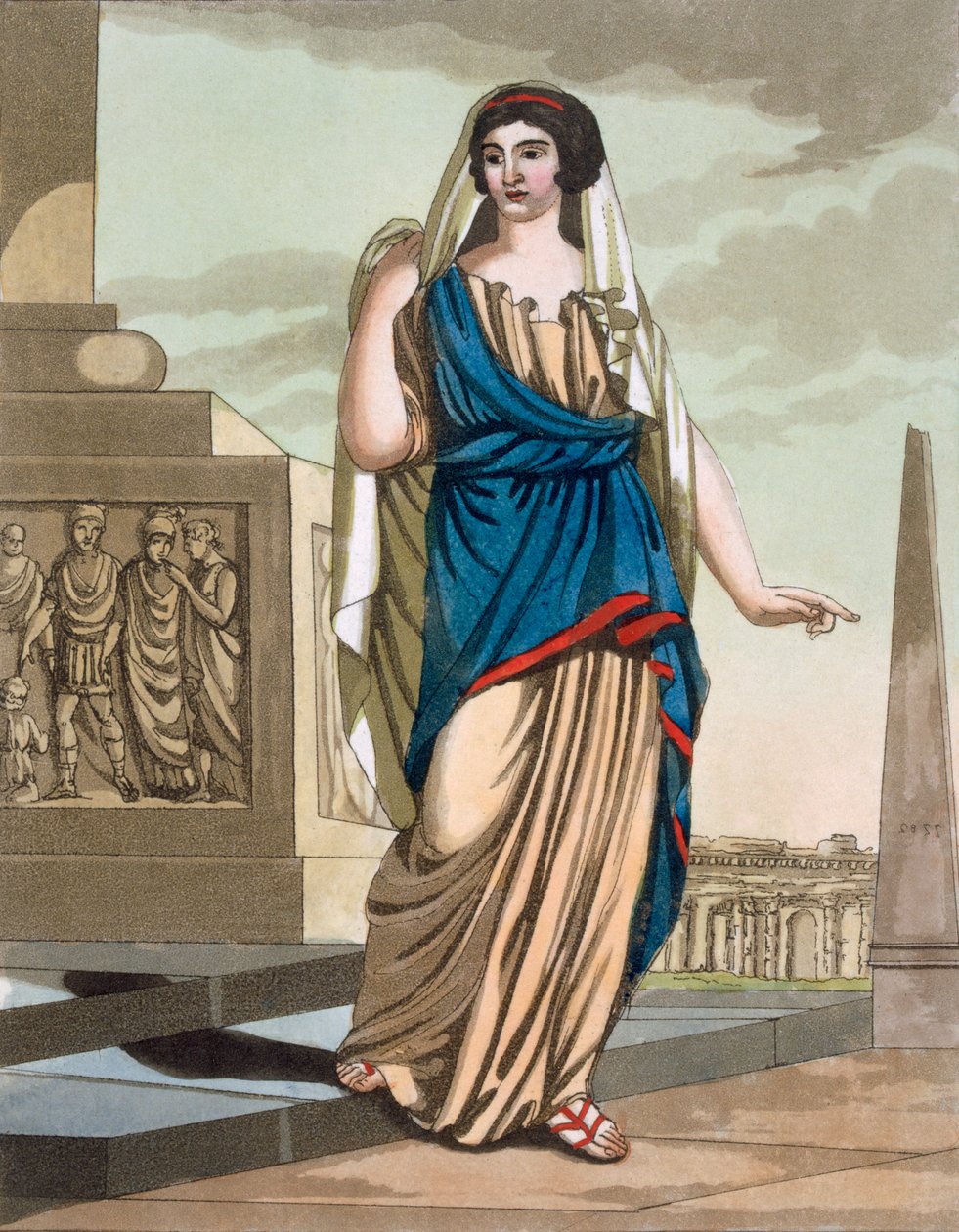 Citoyenne de la Rome antique, un folio de 