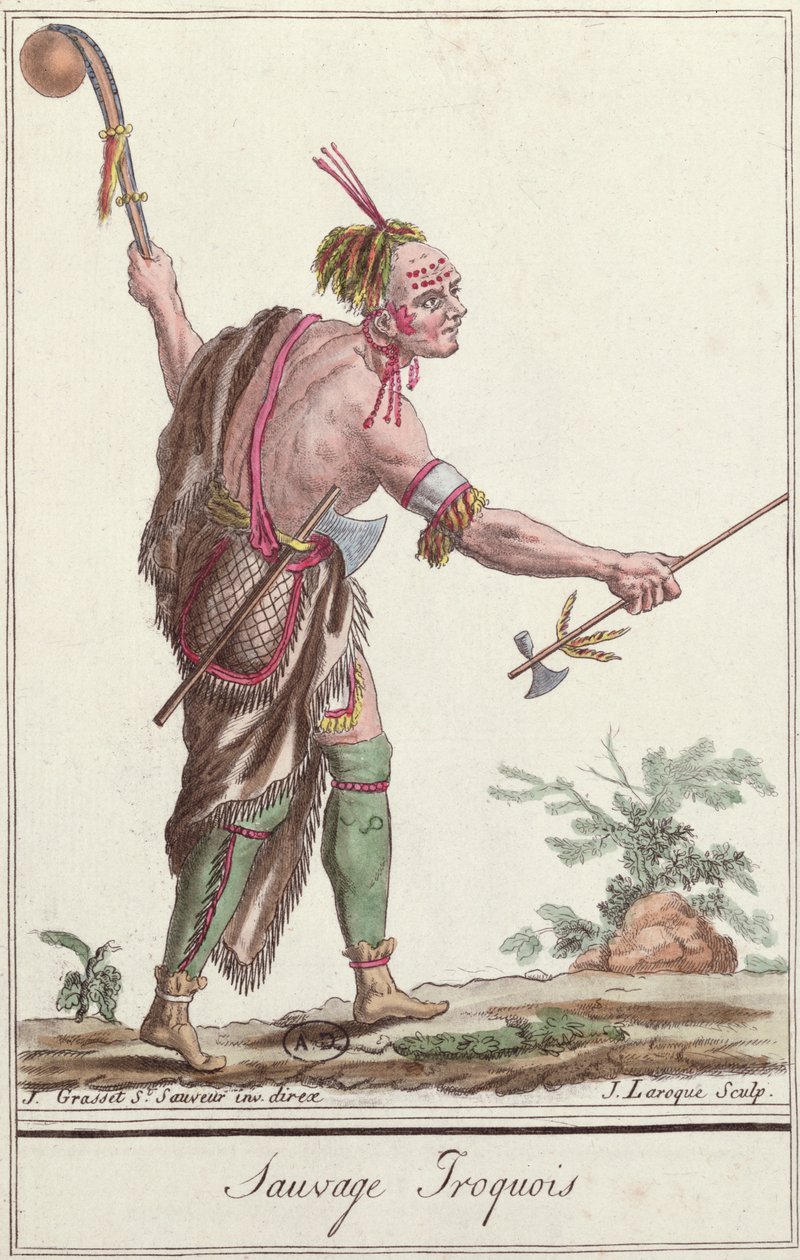 Sauvage iroquois, de 