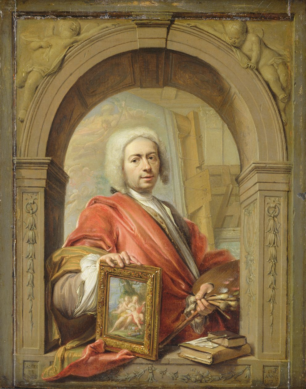 Autoportrait, 1727 - Jacques Ignatius de Roore