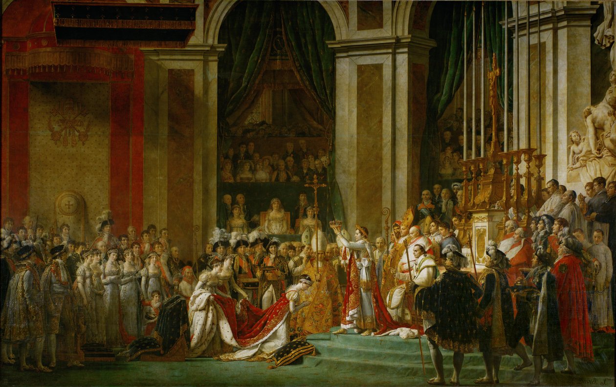 Le Couronnement de Napoléon (1805-1807) - Jacques Louis David
