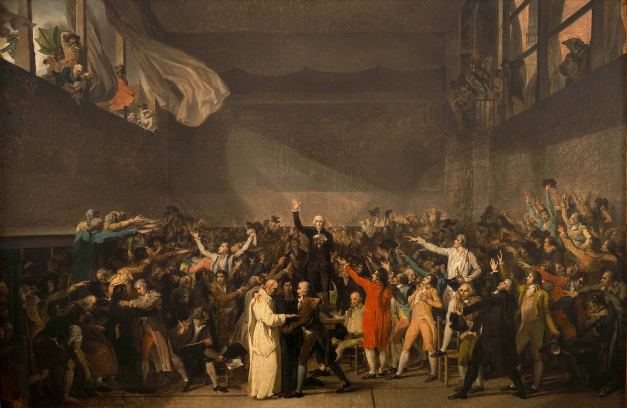 Le Serment du Jeu de Paume, 20 juin 1789, 1791 - Jacques Louis David