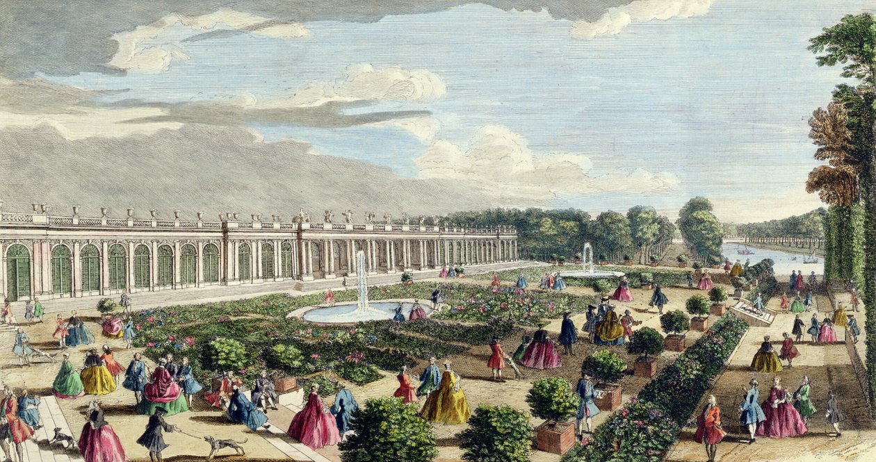 Vue du château de Trianon, vers le Parterre - Jacques Rigaud