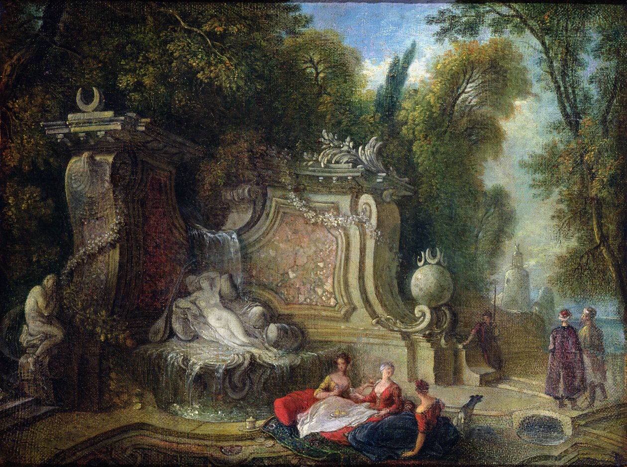 Jardin oriental - Jacques de Lajoüe