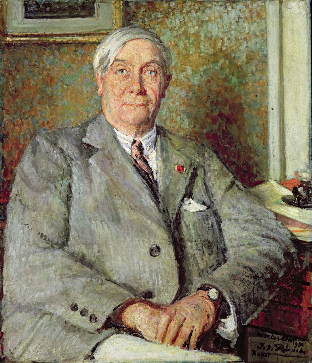 Maurice de Maeterlinck (1862-1949) 1931 - Jacques Emile Blanche